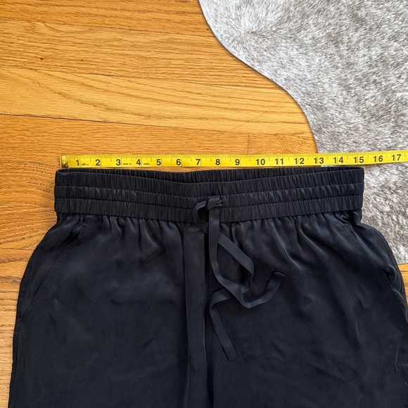 **SOLD** LAHGO NWOT Washable Silk Pajama Tee Pants Set in Immersed Black Size M - Picture 15 of 16